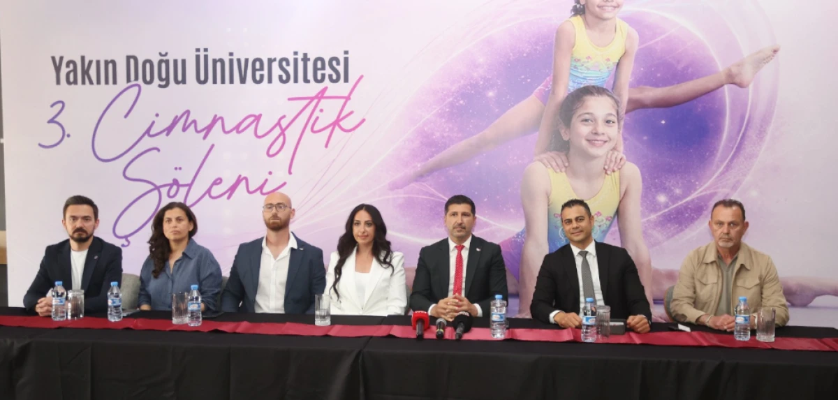 3. Yakın Doğu Üniversitesi Jimnastik Şöleni Öncesi Güçlü Mesajlar Verildi