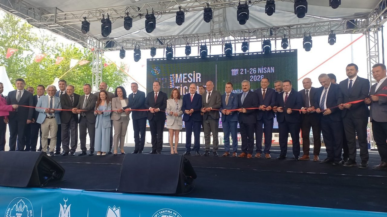 32. Manisa Mesir Ticaret Fuarı Kapılarını Açtı