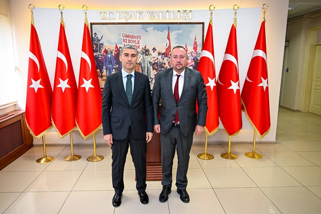 Başkan Yalım, Vali Aktaş'ı ziyaret etti