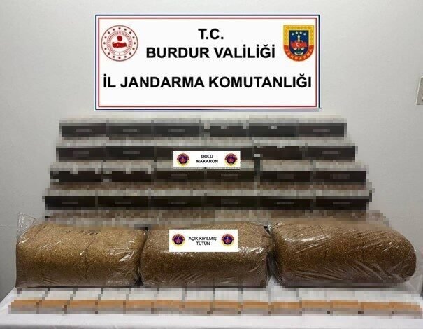Burdur’da kaçakçılık operasyonunda 7 gözaltı