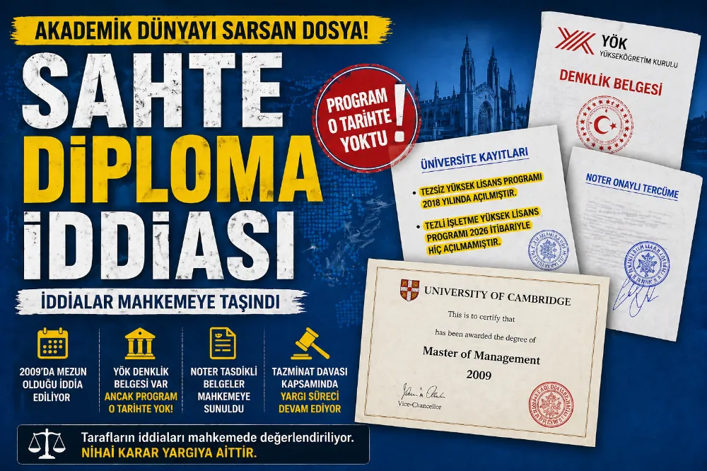 CAMBRIDGE MEZUNİYETİ İDDİASI MAHKEMELİK OLDU: ‘PROGRAM O TARİHTE YOKTU’