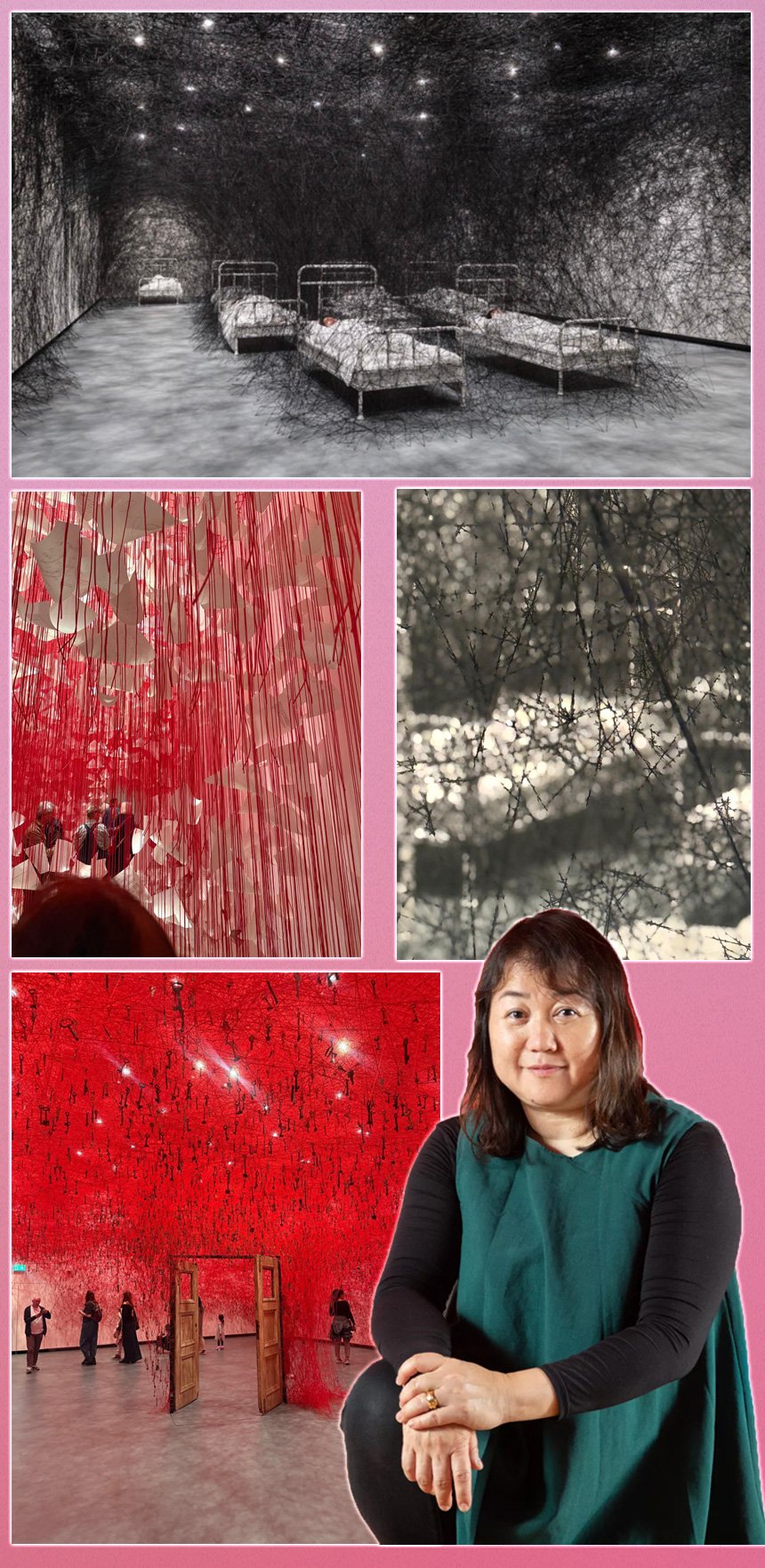 Chiharu Shiota’nın Threads of Life sergisi, Londra’da sanatseverlerle buluşuyor