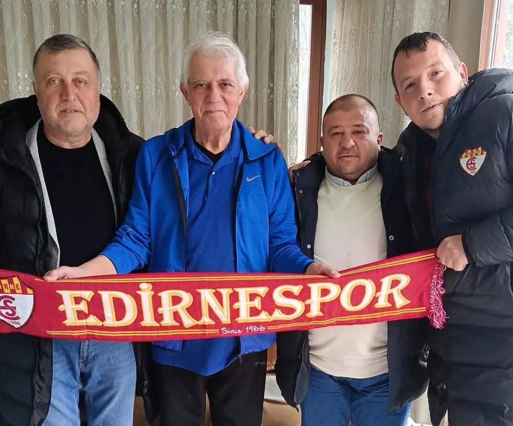 EDİRNE SPOR TARAFTARLARINDAN “EFSANE BAŞKAN ”A BAYRAM ZİYARETİ