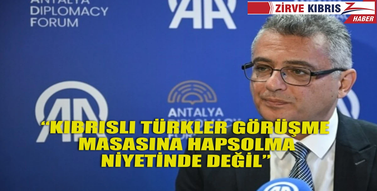 Erhürman'dan dış politikada Türkiye ile istişare halindeyiz vurgusu
