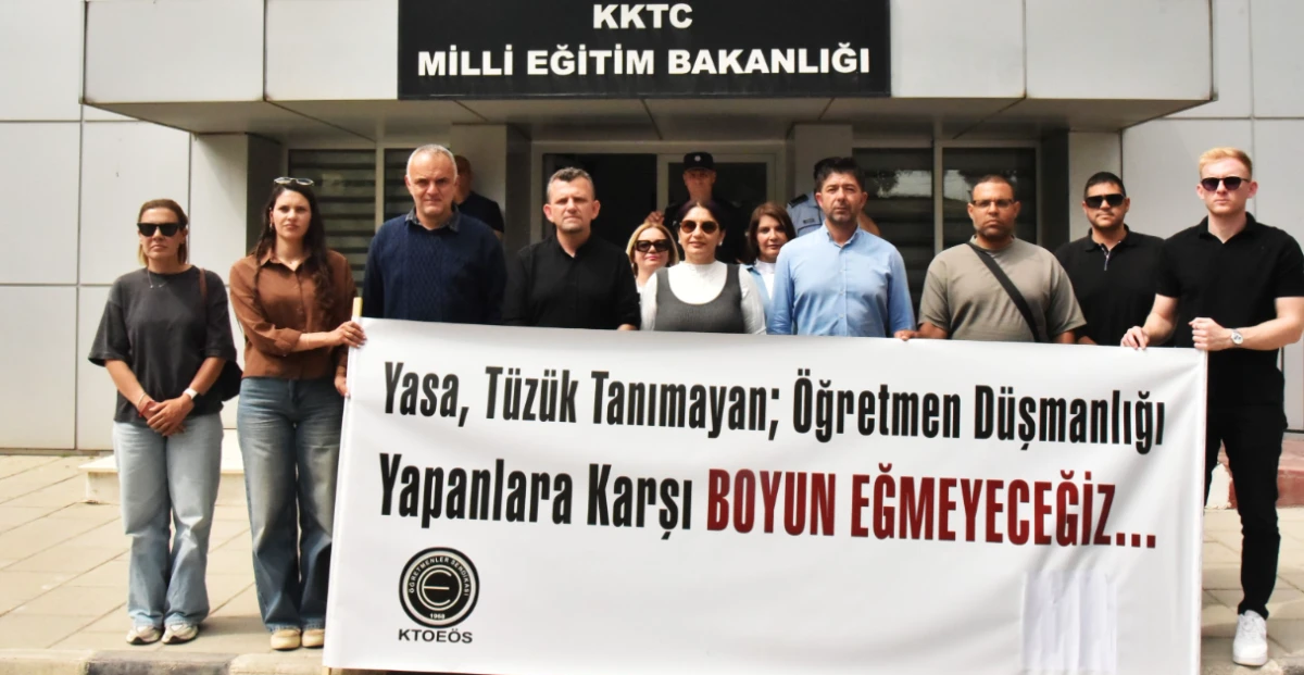 KTOEÖS’ten Eğitim Bakanlığı önünde açıklama: “Ortaya çıkacak sorunun boyutu bu yılki nakillerin iptal etme edilme noktasına kadar varabilecek”