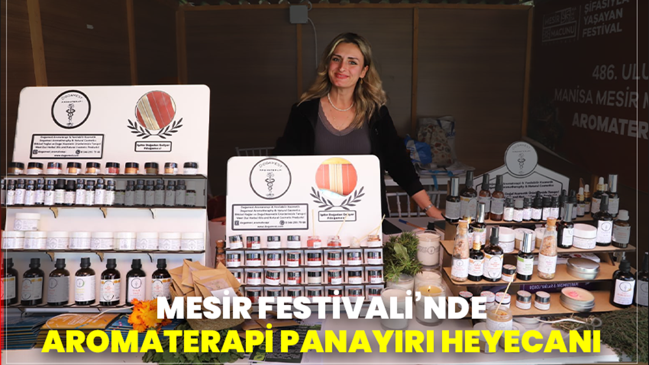 Mesir Festivali’nde Aromaterapi Panayırı Heyecanı