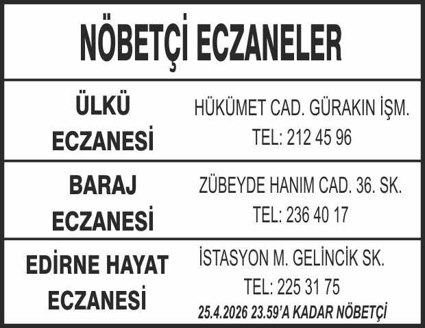 Nöbetçi Eczaneler