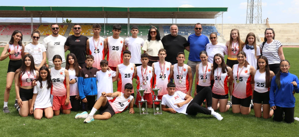 Ortaokullu Yıldızlar Atletizm Final Yarışları tamamlandı