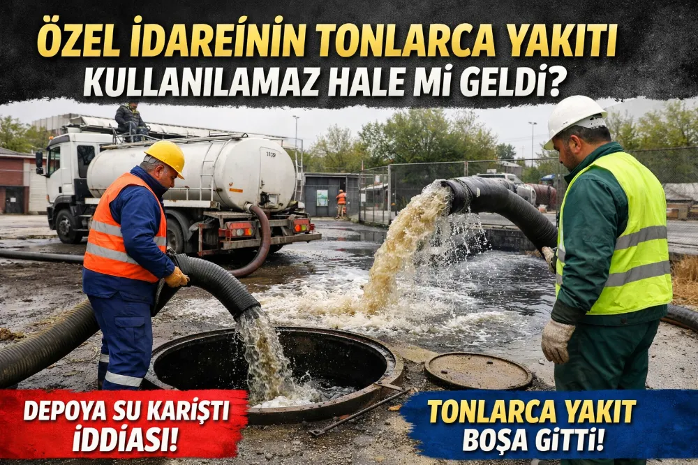 ÖZEL İDAREİNİN TONLARCA YAKITI KULLANILAMAZ HALE Mİ GELDİ?
