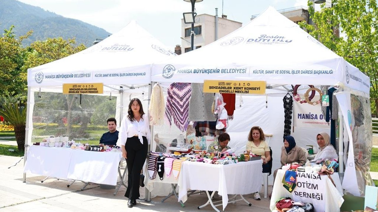 Özel Öğrencilerin Ürünleri Mesir Festivali’nde Görücüye Çıktı