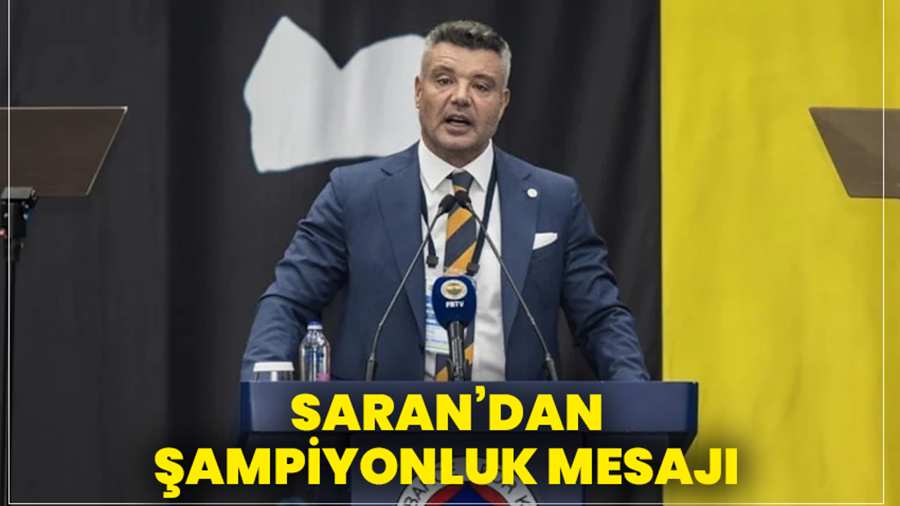 Saran’dan Şampiyonluk Mesajı: “Hala İnanıyorum”