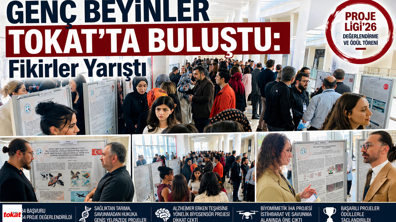 Tokat’ta Proje Ligi Heyecanı: Alzheimer’dan Asimetrik Harbe Uzanan Geniş Yelpaze