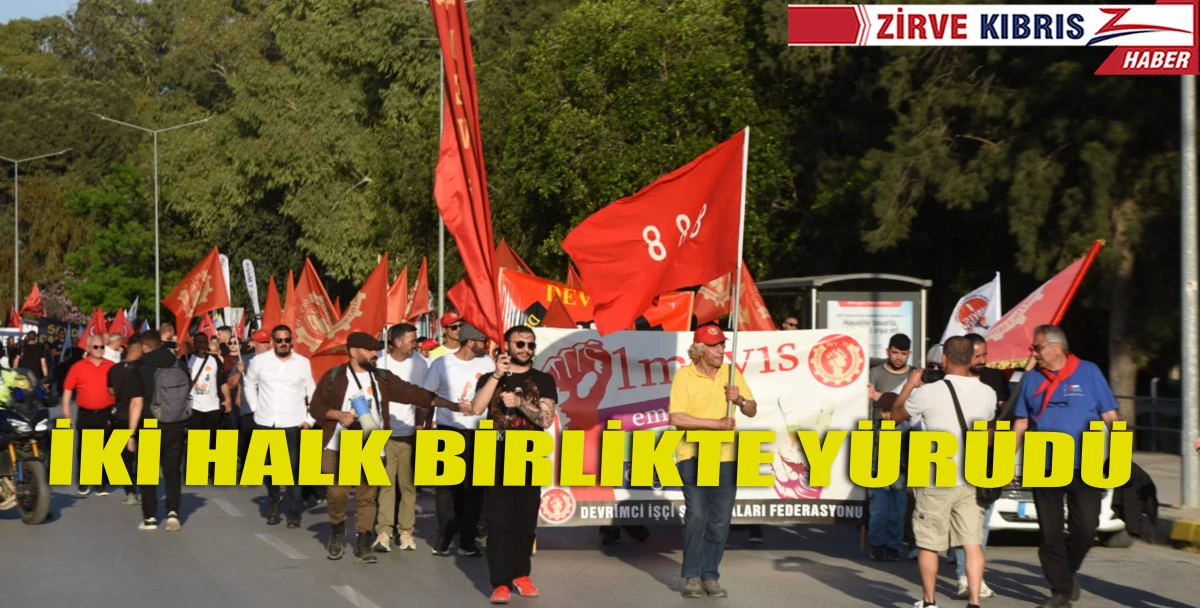 1 Mayıs ara bölgede iki toplumlu etkinlikle kutlandı