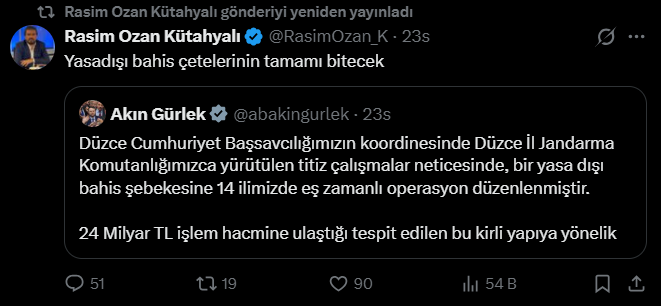 21 ilde yasa dışı bahis operasyonu: Rasim Ozan Kütahyalı gözaltına alındı
