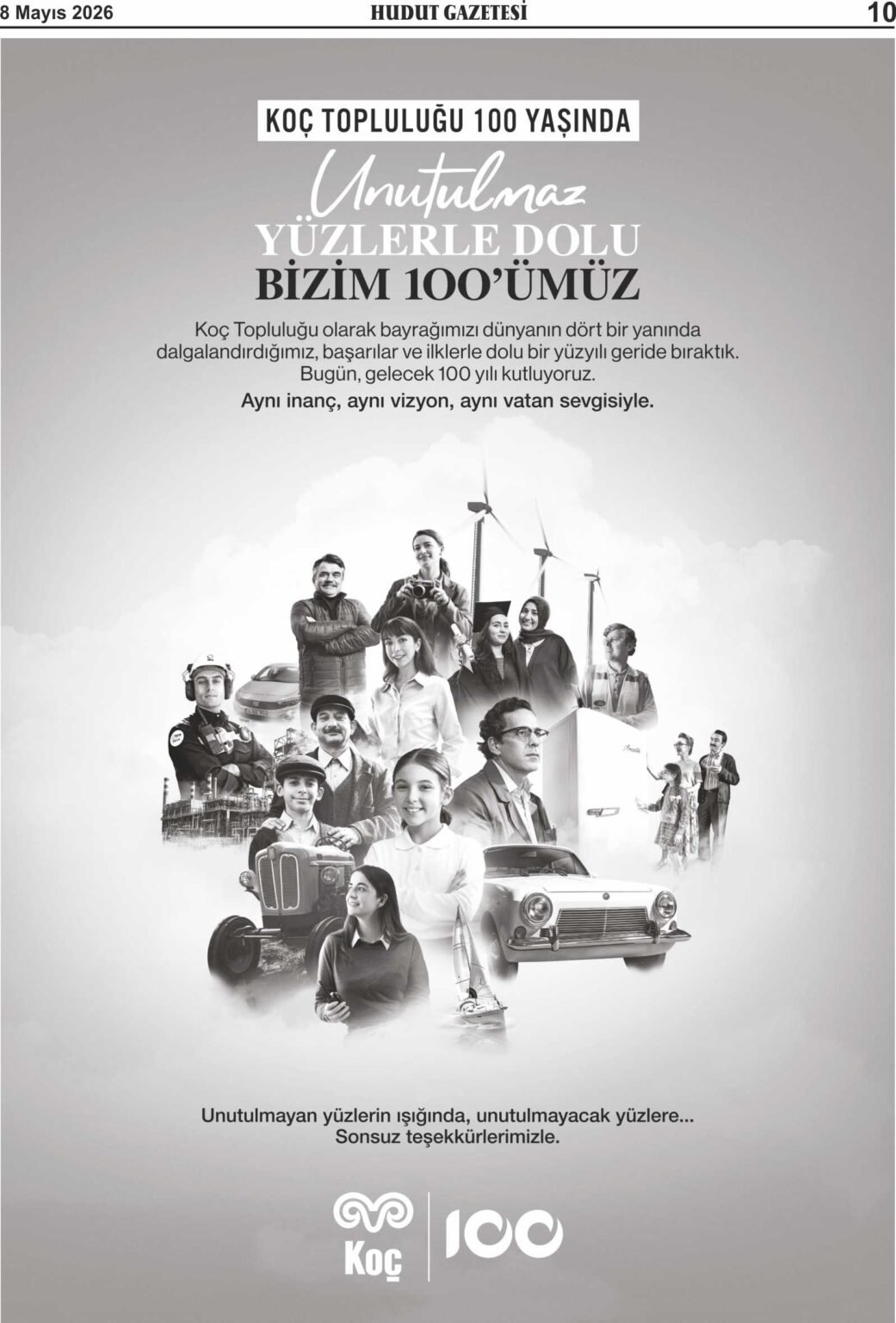 8 Mayıs 2026 Cuma Hudut Gazetesi