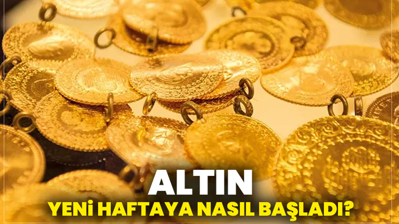 Altın fiyatları yeni haftaya düşüşle başladı