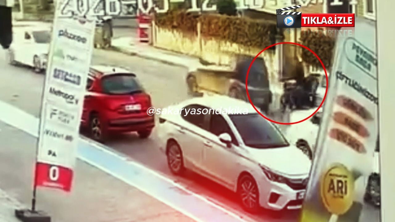 Araç kapısını açtı, olanlar saniyeler içinde yaşandı