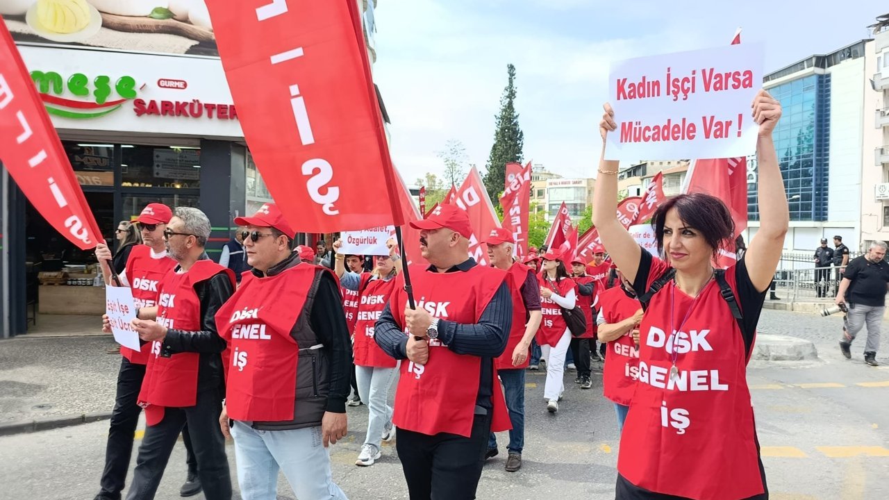 Aydın’da 1 Mayıs coşkusu: Ortak talepler dile getirildi