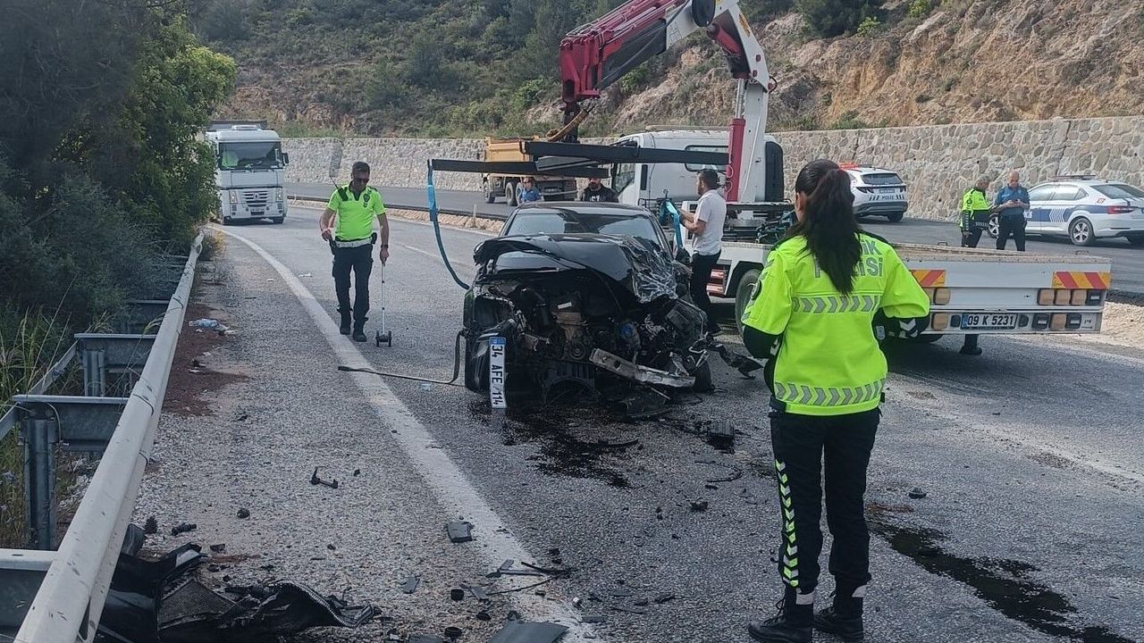 Aydın’da yolcu minibüsü yan yattı: Çok sayıda yaralı var