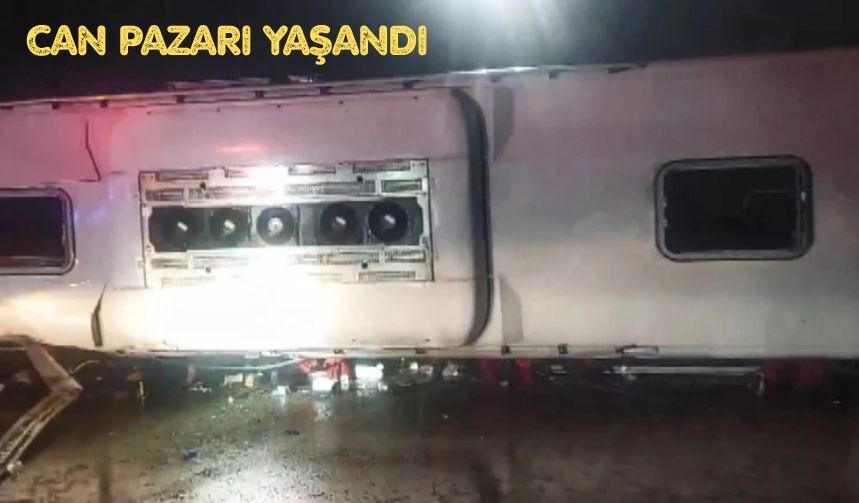 Balıkesir'de yolcu otobüsü devrildi! 3 ölü 30 yaralı