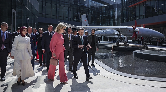 België’s Koningin Mathilde bezoekt wereld-dronegigant Baykar in Istanbul