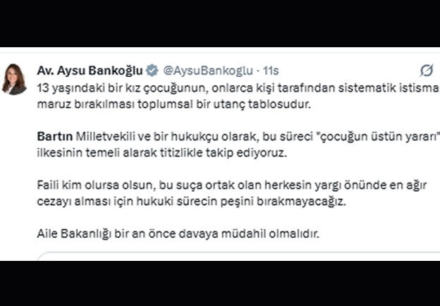Bu Türkiye'nin utancı! Bartın'da 13 yaşındaki çocuğa 36 kişiden cinsel taciz