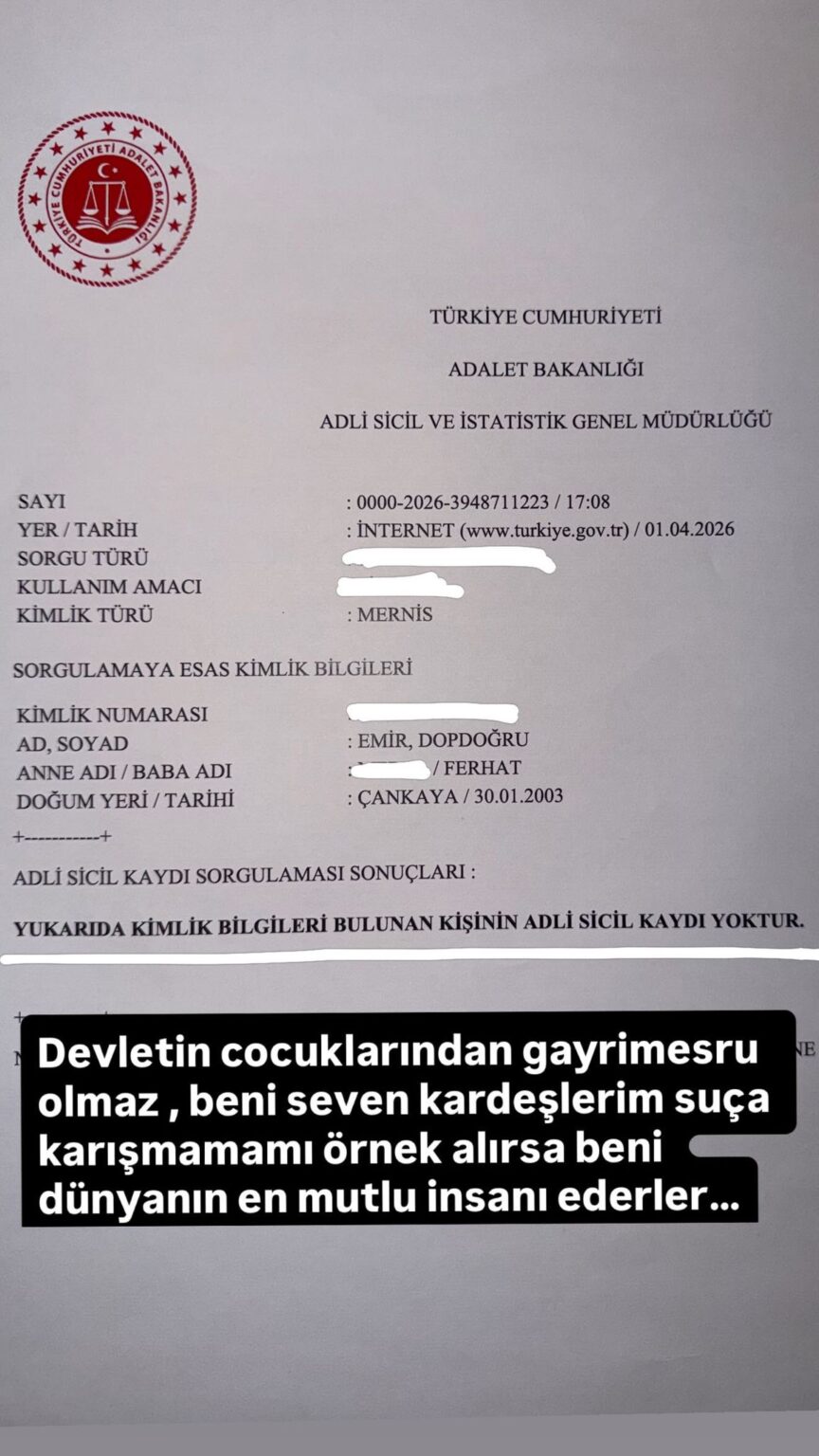 Emir Dopdoğru’dan Gençlere Mesaj