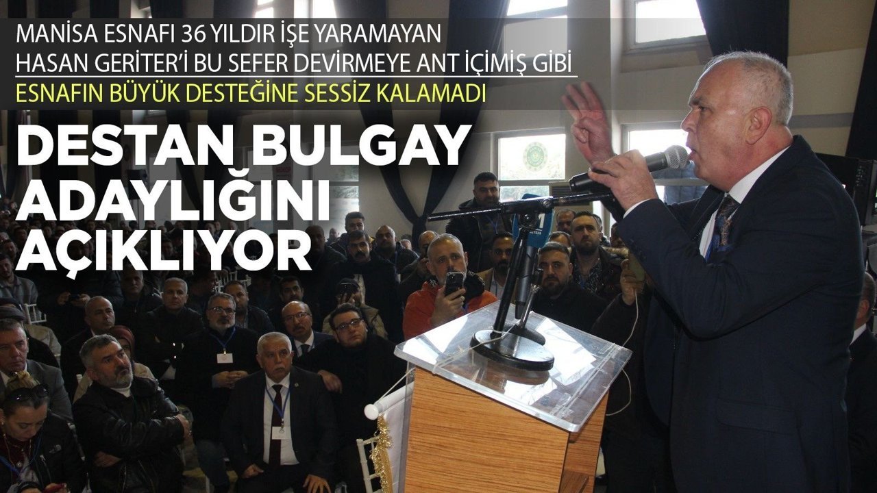 Esnaf Büyük destek verdi Destan Bulgay adaylığını açıklıyor