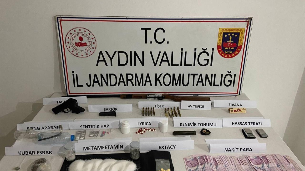 Germencik’te narkotik baskını!