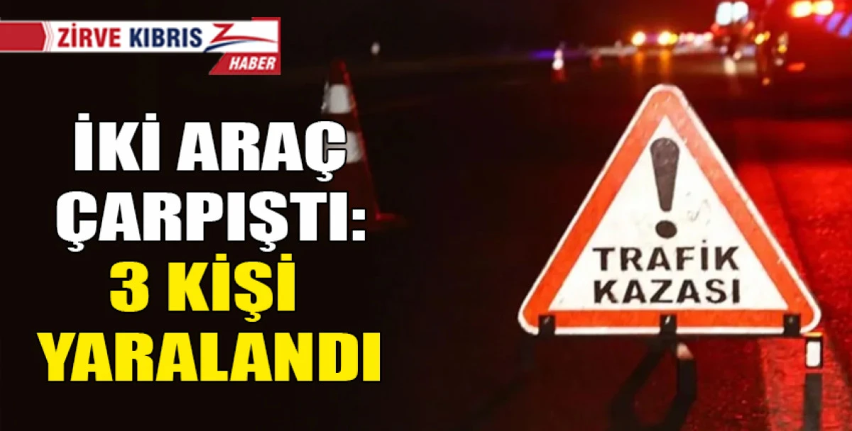 Girne–Lefkoşa Anayolu’nda trafik kazası