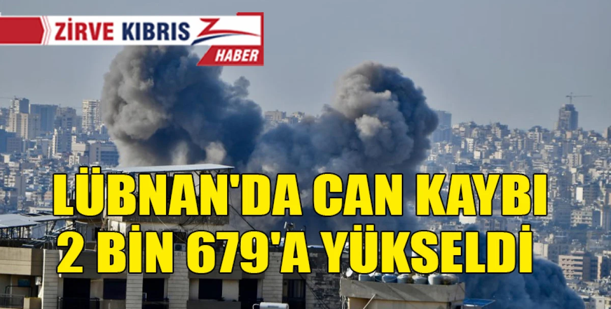 İsrail'in Lübnan'a saldırılarında can kaybı 2 bin 679'a yükseldi