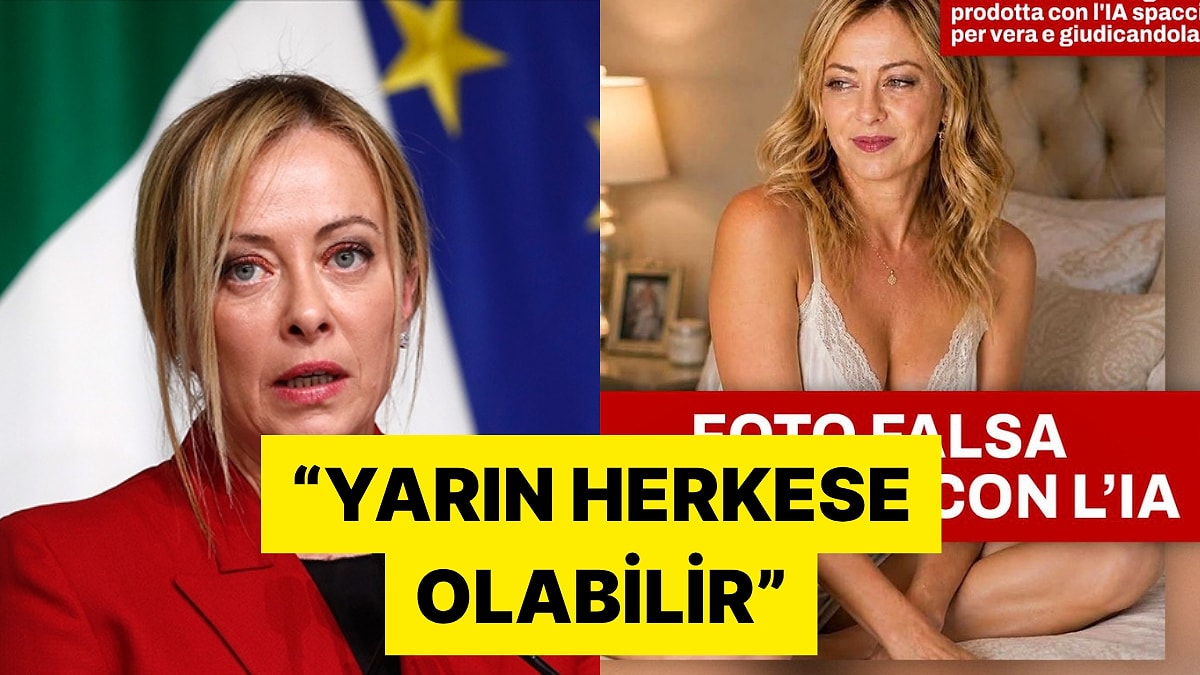İtalya Başbakanı Giorgia Meloni İnternette Dolaşan Yapay Zekalı Fotoğraflarına İsyan Etti
