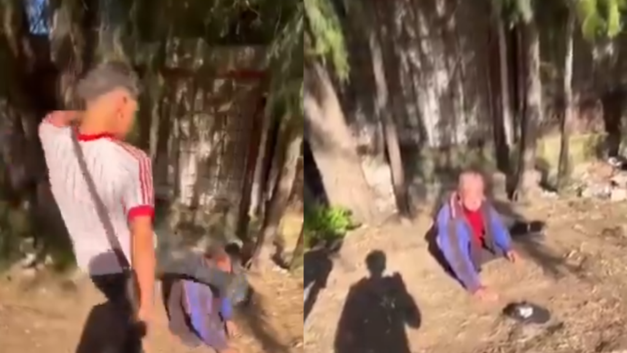 İzmir'de parkta uyuyan yaşlı bir kişiye saldıran 2 şüpheli yakalandı