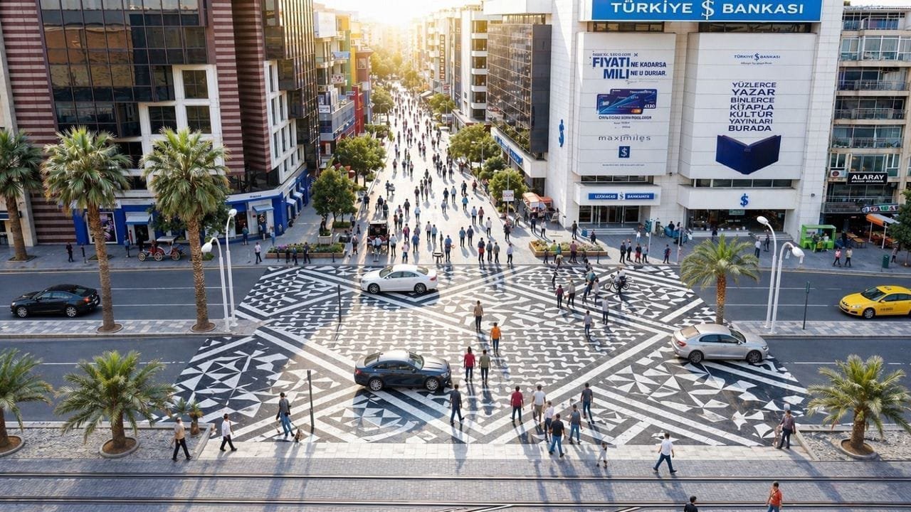 Karşıyaka İskelesi’nde üst geçit yerine ‘genişletilmiş yaya geçidi’ modeli