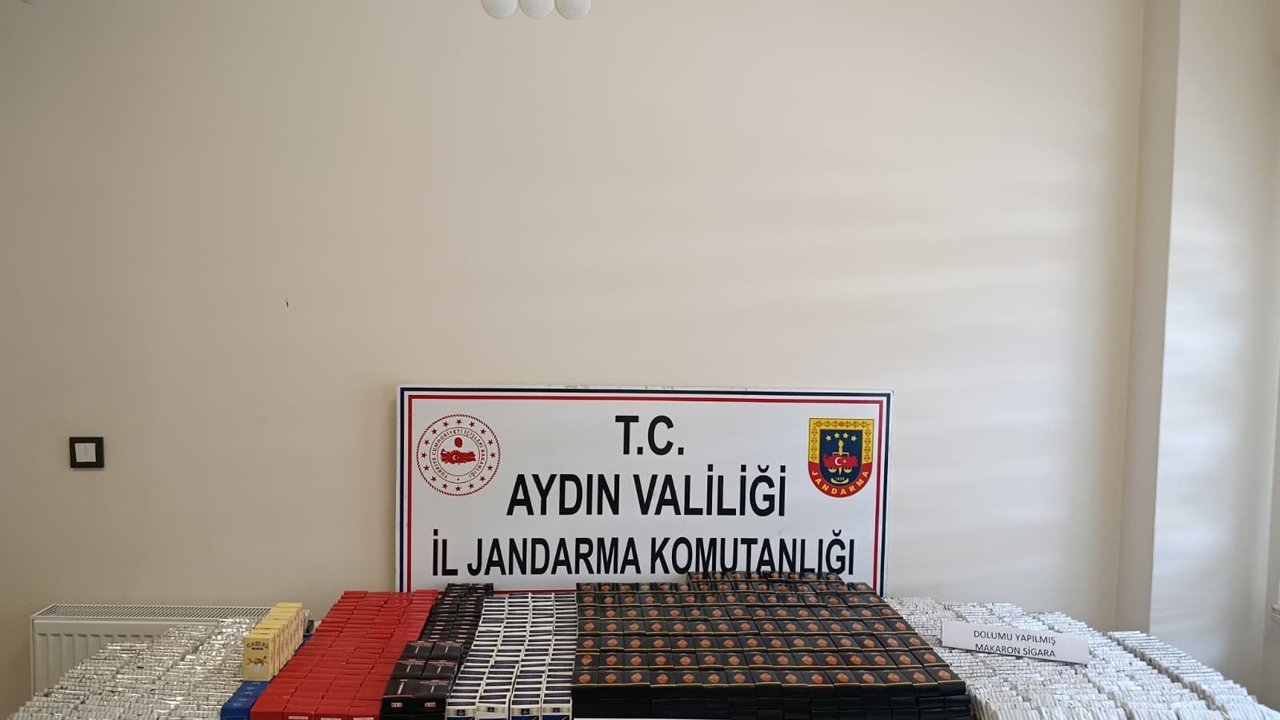 Koçarlı’da jandarmadan kaçak tütün operasyonu!