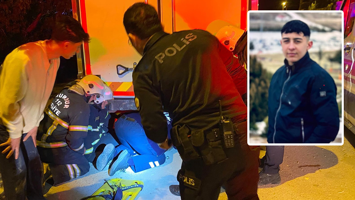 Kontrolden çıkan motosiklet kamyonun altına girdi: 17 yaşındaki geçten acı haber geldi