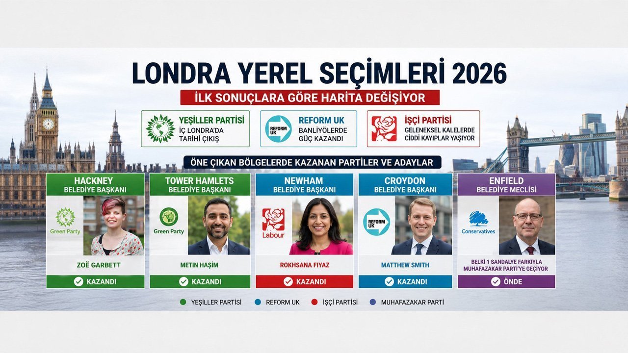 Londra’da yerel seçim şoku: Reform UK yükselişte, İşçi Partisi baskı altında