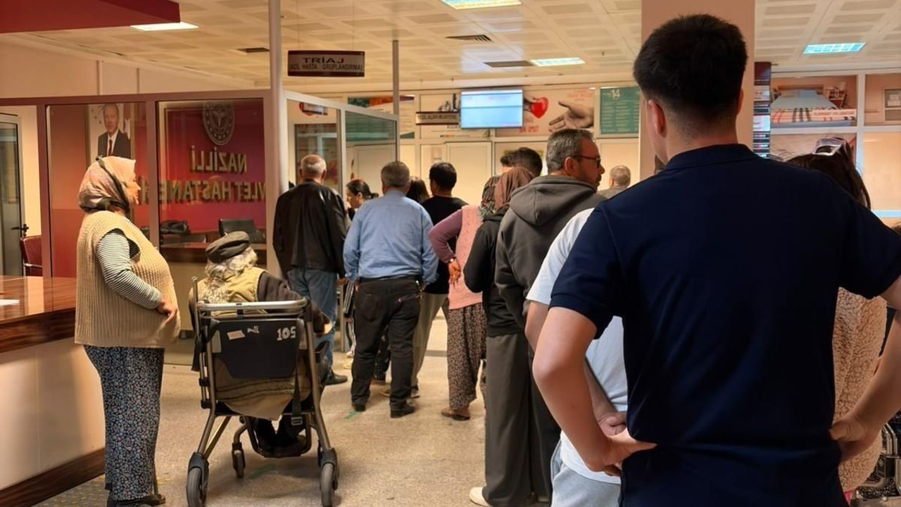 Nazilli’de acil servis doldu taştı! Artan vaka sayısı hastaneye yansıdı