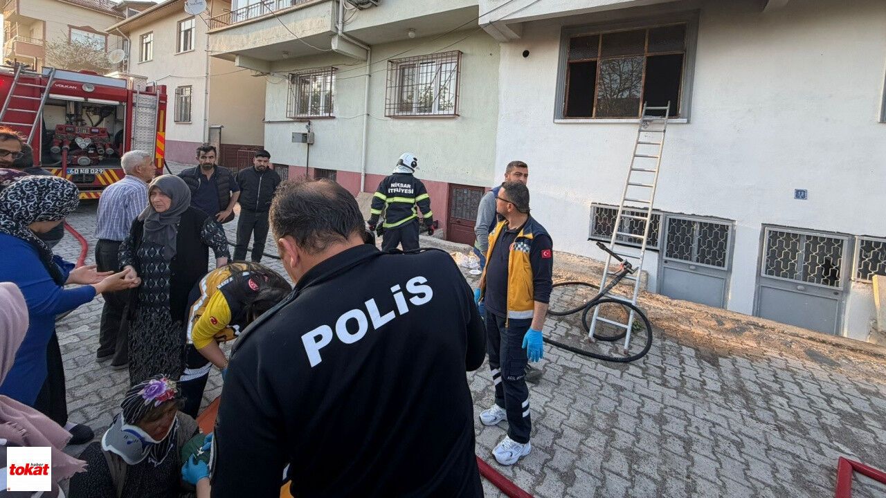 Niksar'da Akşam Saatlerinde Alevler Yükseldi: 1 Yaralı