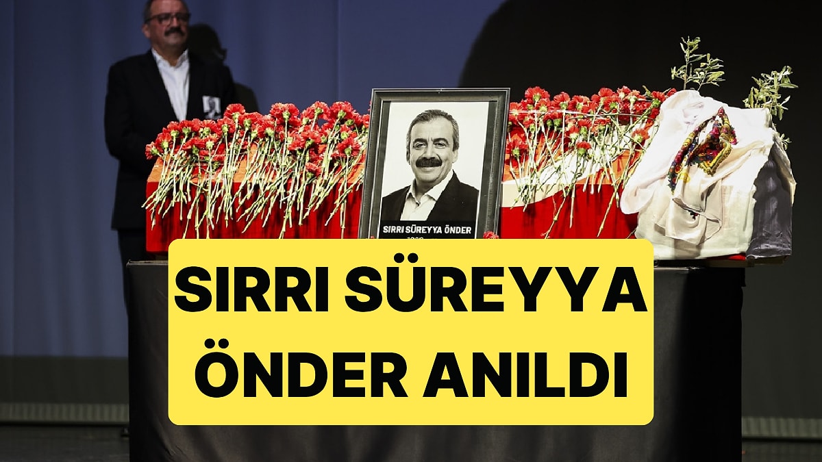 Sırrı Süreyya Önder Vefatının Birinci Yılında Anıldı