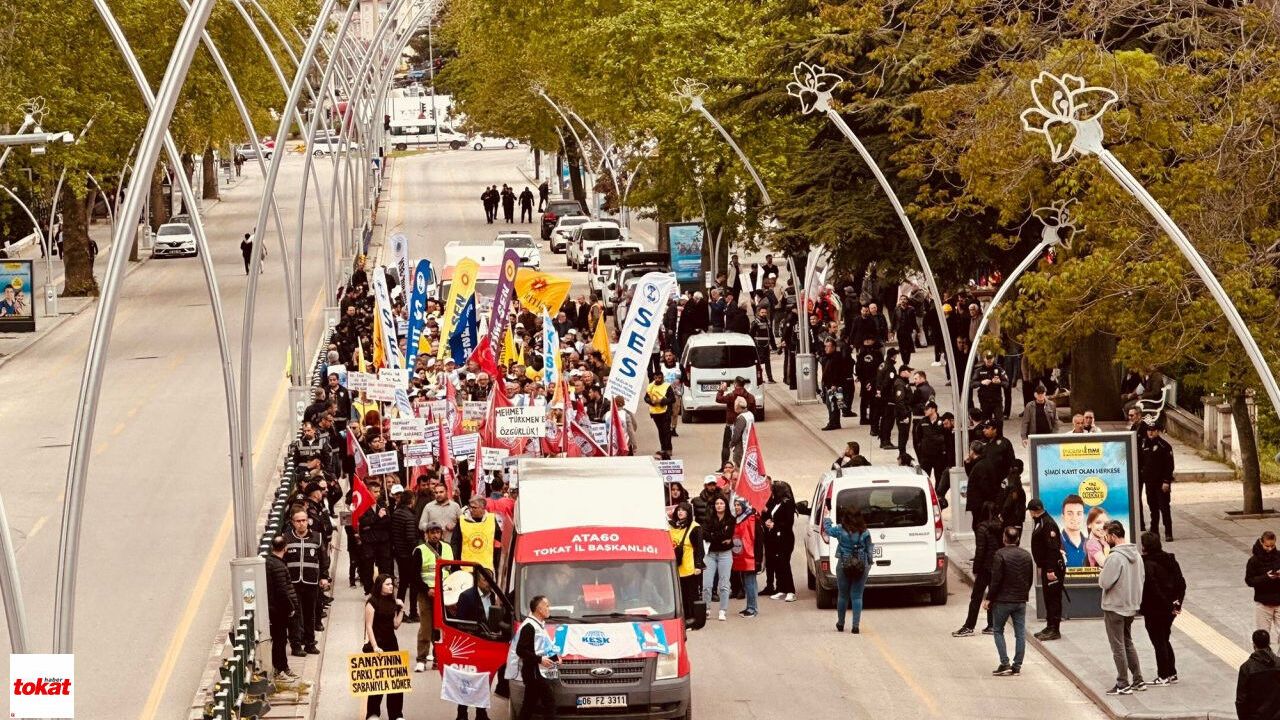 Tokat'ta 1 Mayıs Yürüyüşle Başladı