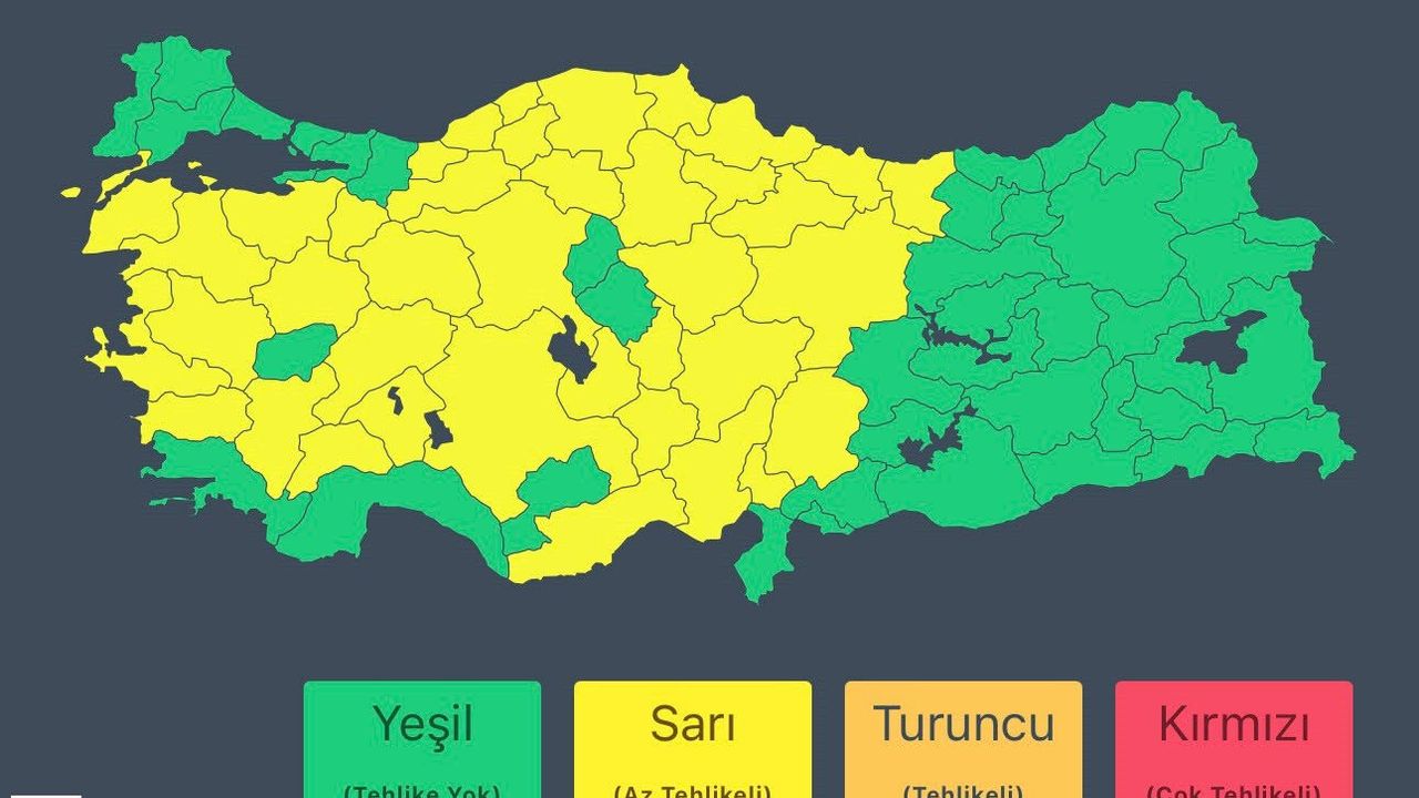 Tokat’ta Hava Alarm Veriyor Sel, Dolu ve Fırtına Geliyor