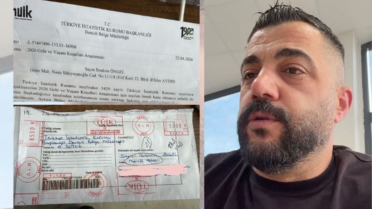 TÜİK'ten gelen telefonu reddetti evine ceza makbuzu geldi!