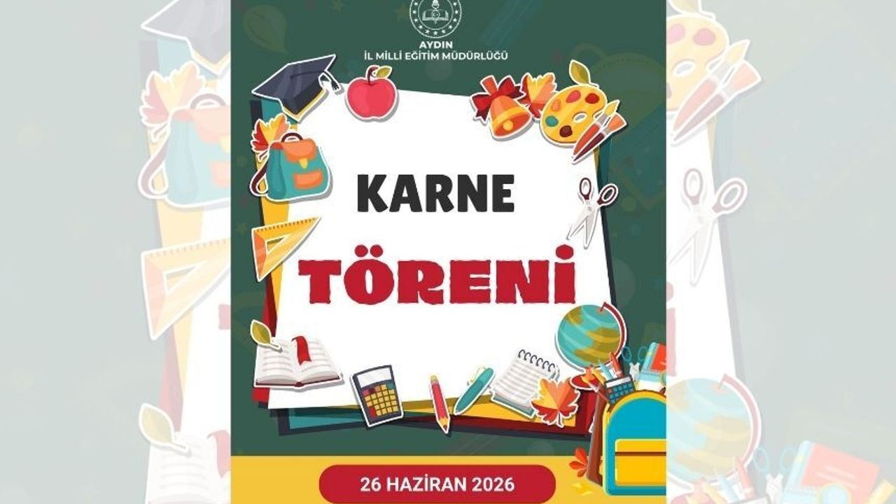 Aydın’da 190 bini aşkın öğrenci karne alacak