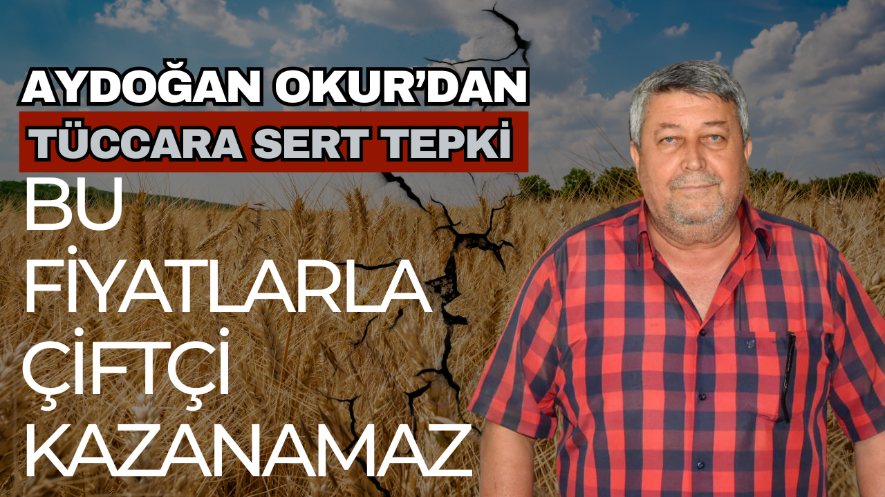 Aydoğan Okur’dan Tüccara Sert Tepki: Bu Fiyatlarla Çiftçi Kazanamaz