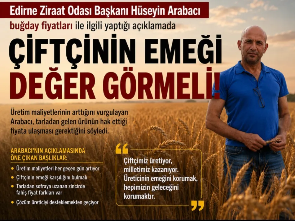 BUĞDAY MALİYETİ 20 LİRA, ALIM FİYATI 16,5 LİRA” ÇİFTÇİNİN UMUTLARI YİNE GELECEK YILA KALDI