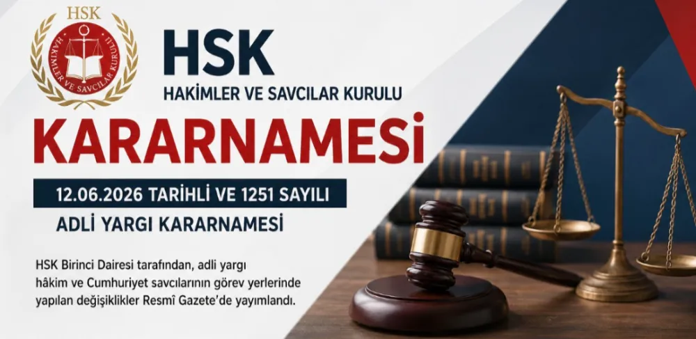 HSK KARARNAMESİYLE EDİRNE ADLİYESİNDE GÖREV DEĞİŞİMİ