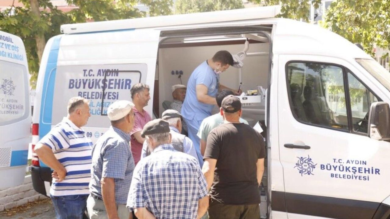 Mobil diş klinikleri kırsal mahallelerde hizmete başladı