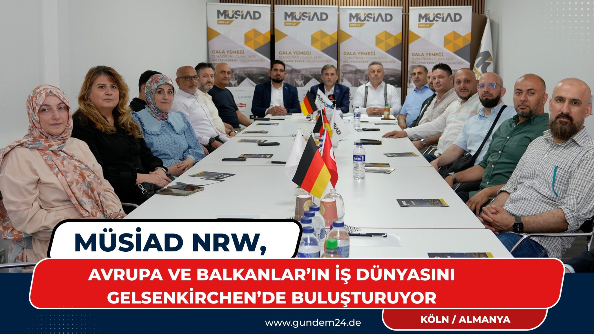 MÜSİAD NRW, Avrupa ve Balkanlar’ın iş dünyasını Gelsenkirchen’de buluşturuyor