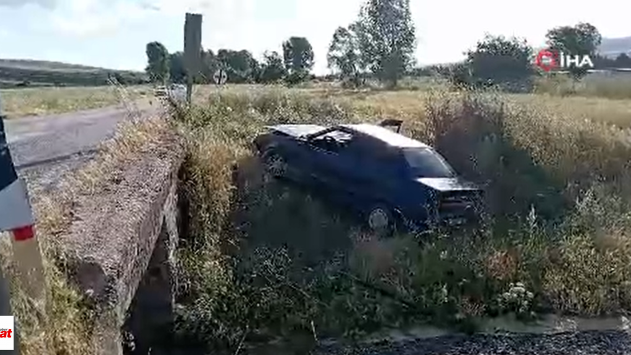 Tokat'ta Şarampole Uçan Otomobil Can Aldı